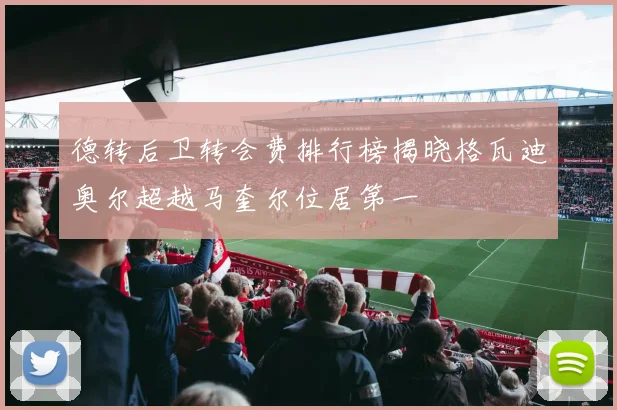 德转后卫转会费排行榜揭晓格瓦迪奥尔超越马奎尔位居第一